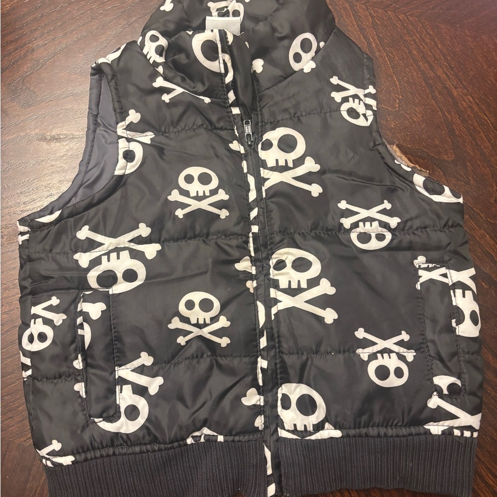 Disney Jake Neverland Pirates Skull Cross Bones Vest 2/3T